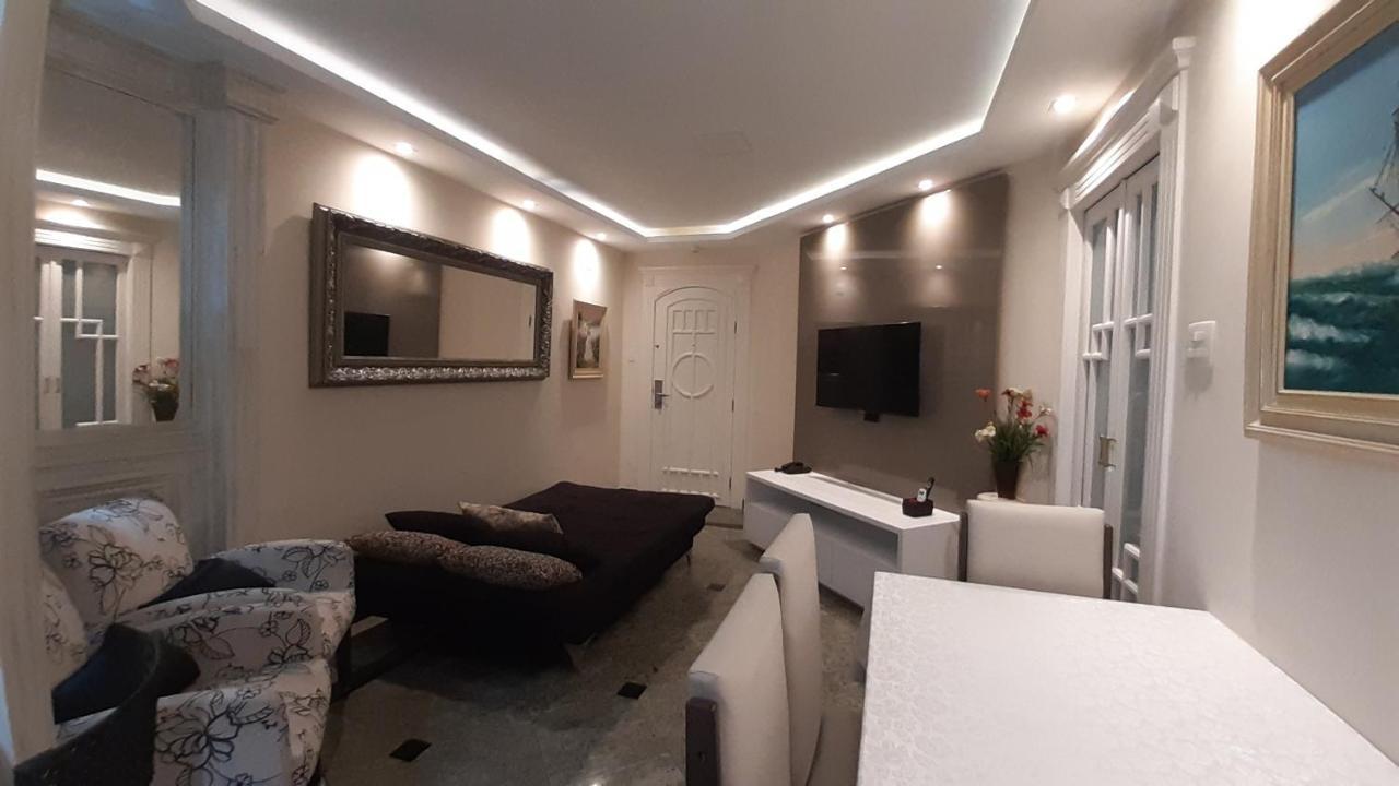 산토스 Lindo Flat No Edificio Cosmopolitan, Com Garagem E Piscina 아파트 외부 사진