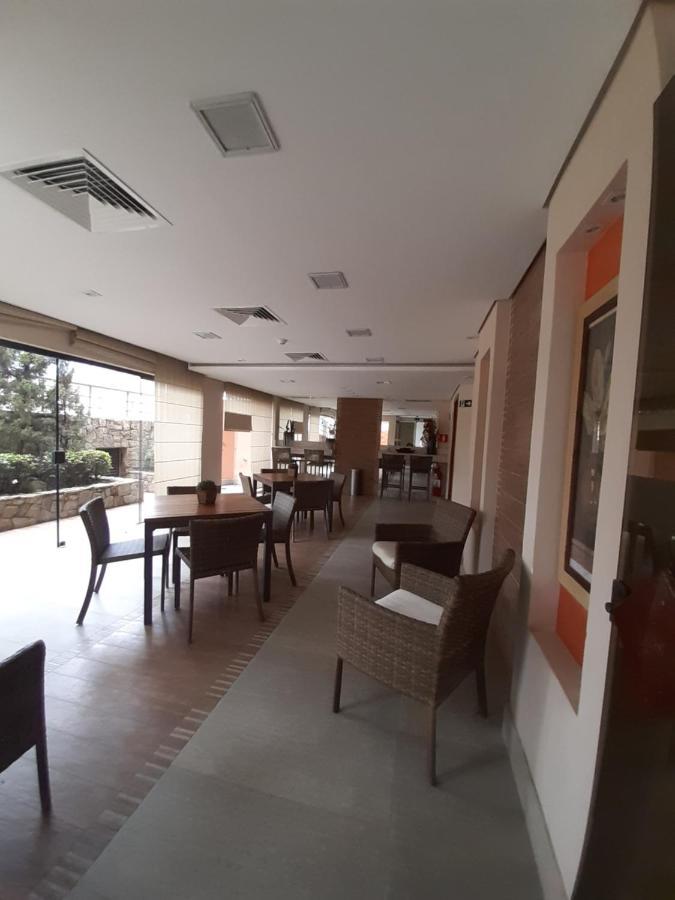 산토스 Lindo Flat No Edificio Cosmopolitan, Com Garagem E Piscina 아파트 외부 사진