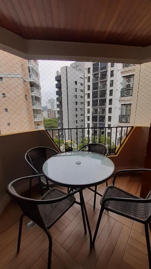 산토스 Lindo Flat No Edificio Cosmopolitan, Com Garagem E Piscina 아파트 외부 사진
