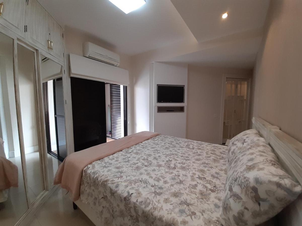 산토스 Lindo Flat No Edificio Cosmopolitan, Com Garagem E Piscina 아파트 외부 사진