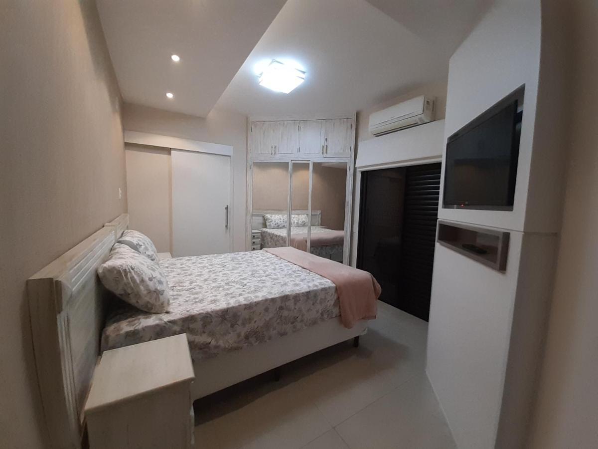 산토스 Lindo Flat No Edificio Cosmopolitan, Com Garagem E Piscina 아파트 외부 사진