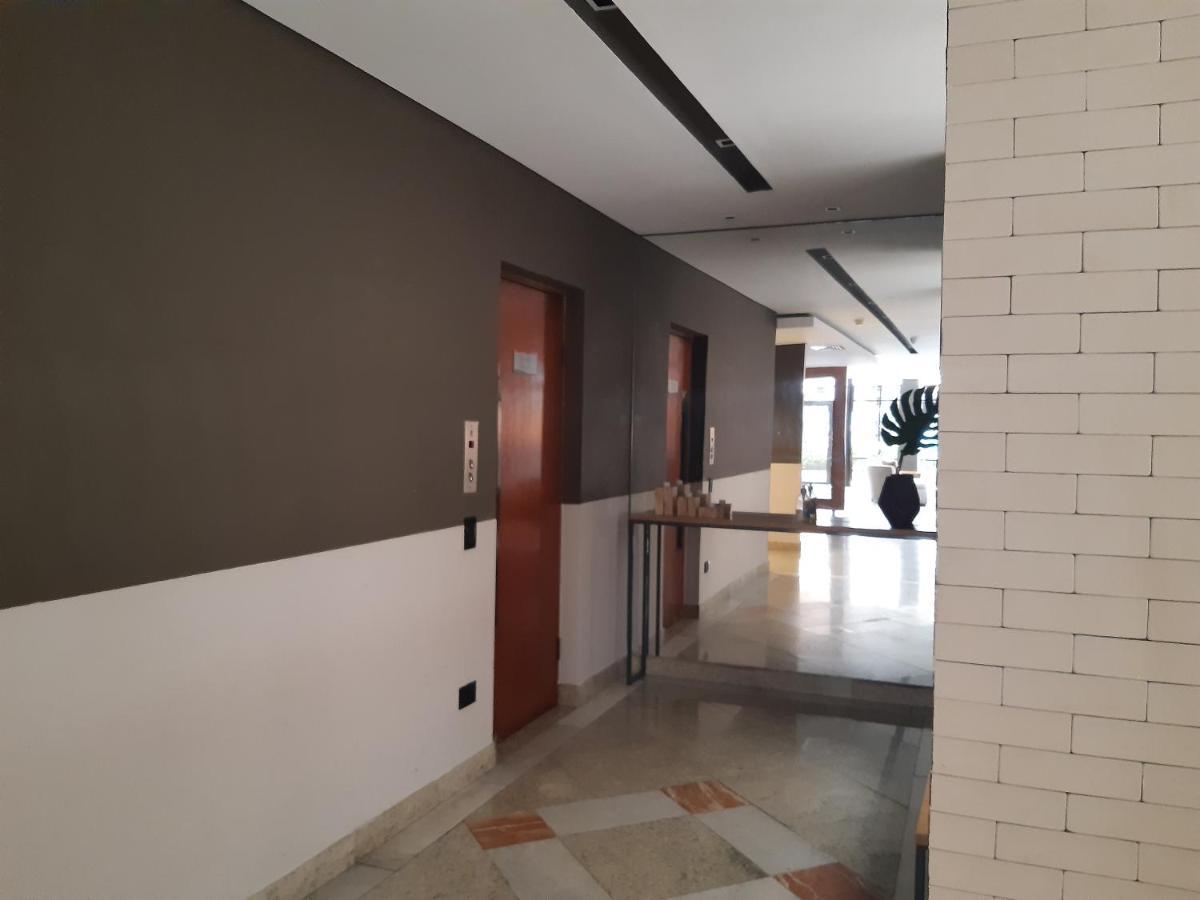 산토스 Lindo Flat No Edificio Cosmopolitan, Com Garagem E Piscina 아파트 외부 사진