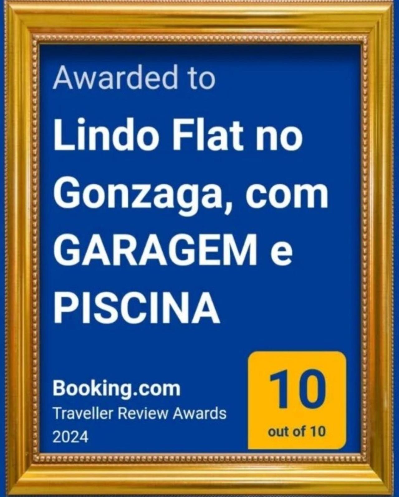 산토스 Lindo Flat No Edificio Cosmopolitan, Com Garagem E Piscina 아파트 외부 사진